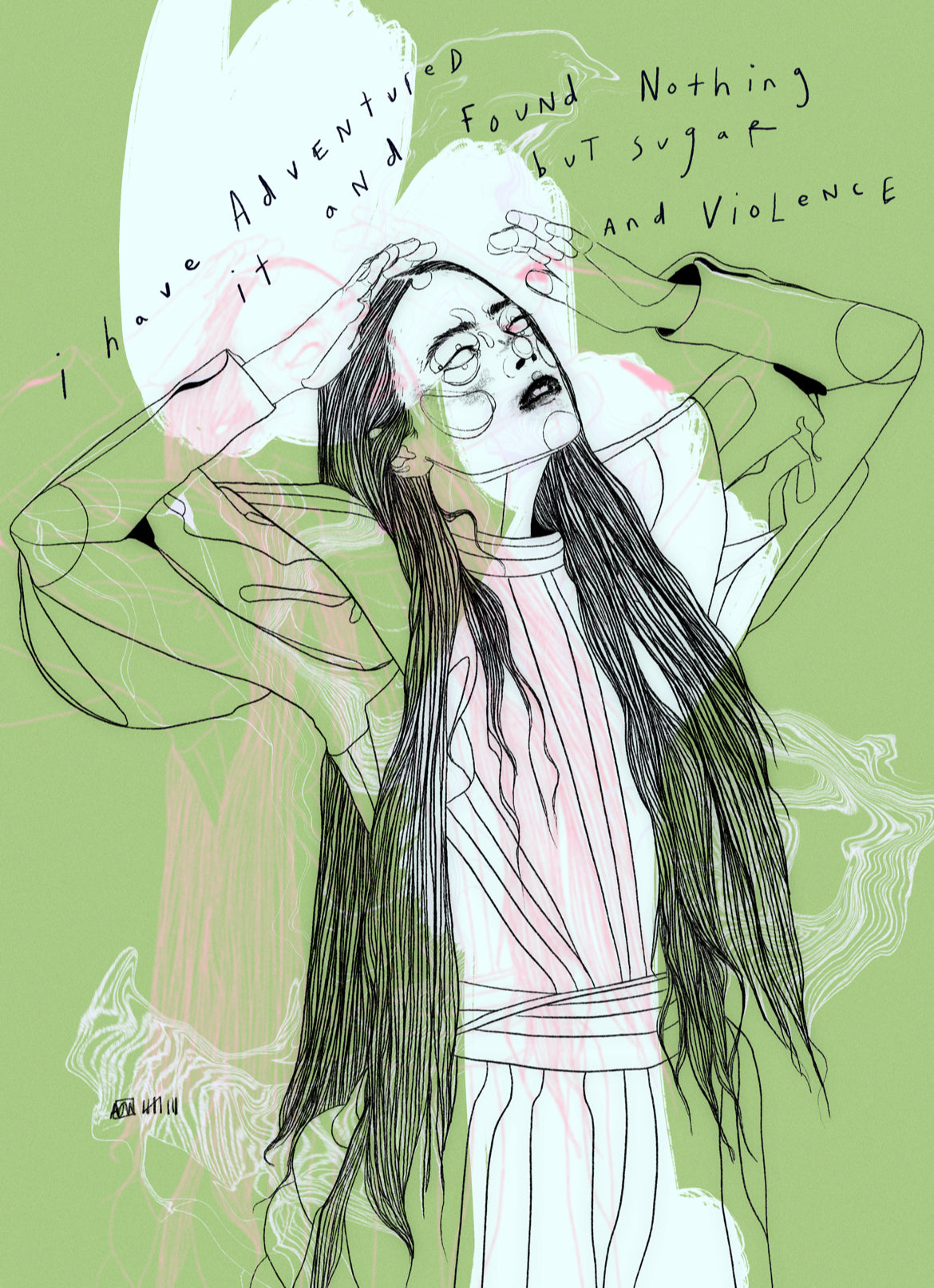 Sugar And Violence Test Print