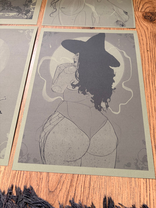A Spell At The Sea Moon - Sage Green Edition